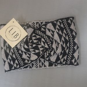 Winter headband ear warmer